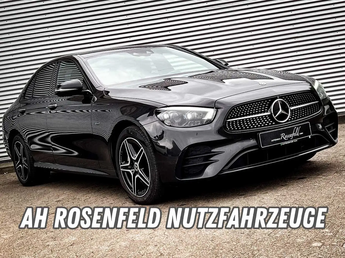 Mercedes-Benz E 300 de HUD 4-Matic AMG Line Navi+360°+Multibeam+AHK Grau - 1
