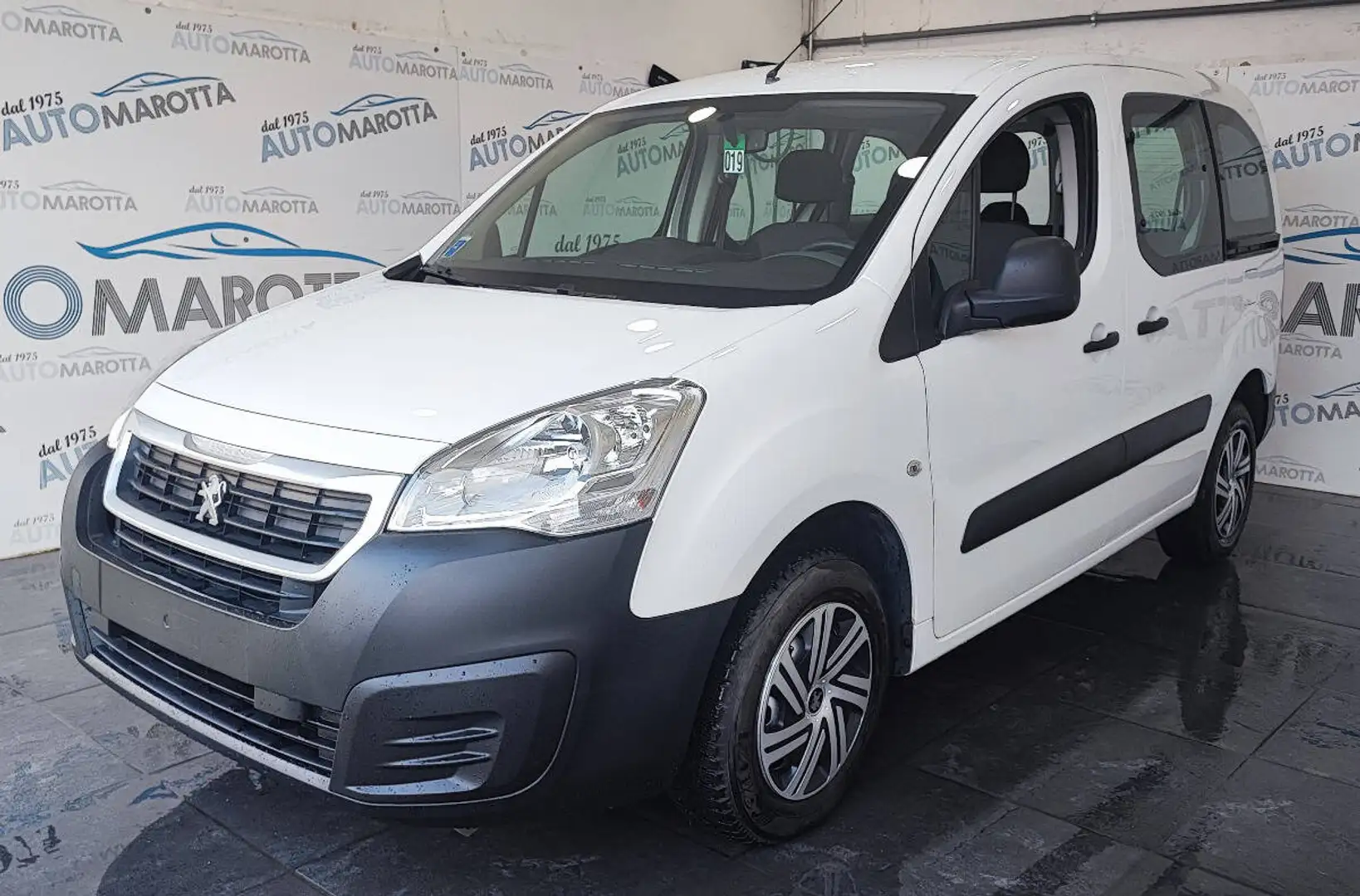 Peugeot Partner 1.6 bluehdi 75cv L1 Pro 2p.ti E6 KM REALI! Bianco - 1