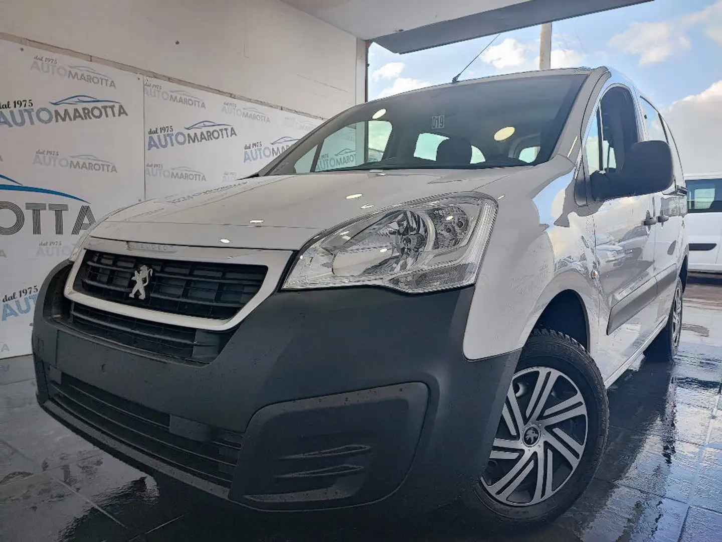 Peugeot Partner 1.6 bluehdi 75cv L1 Pro 2p.ti E6 KM REALI! Bianco - 2