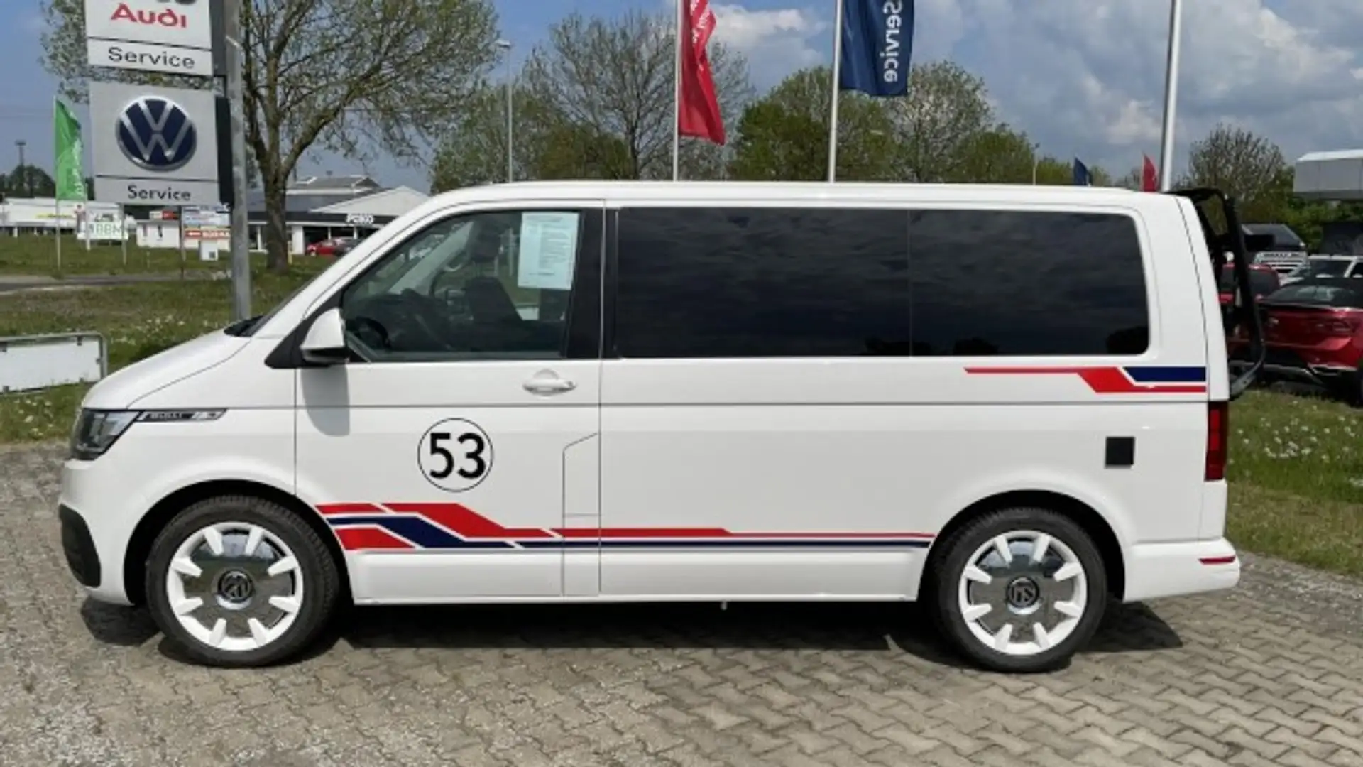 Volkswagen T6.1 Transporter Camper 2,0 l TDI 150 PS 6-Gang 4-Sitzer Klima Білий - 2