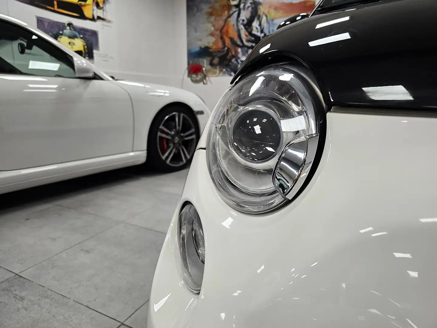Abarth 500C 595C 1.4 BICOLORE_POCHISSIMI KM_DISTRIB FATTA! TOP White - 2