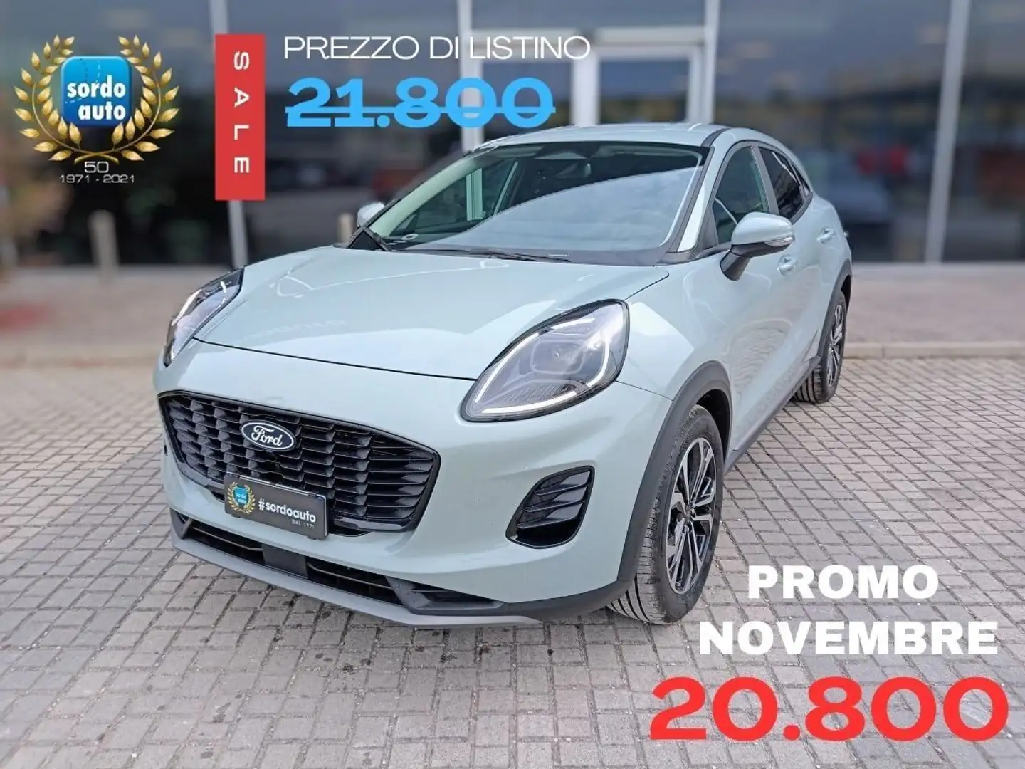 Ford Puma 1.0 Hybrid 125 CV Titanium Grigio - 1