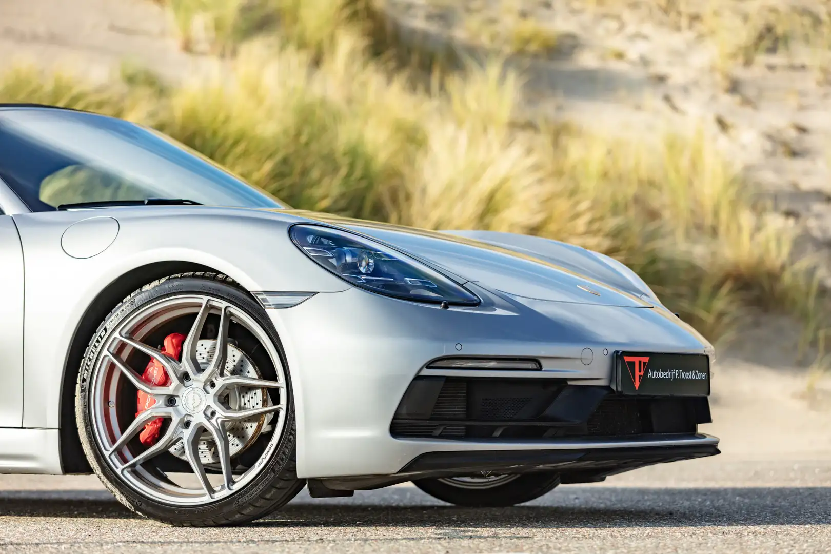 Porsche 718 Boxster 2.5 GTS Sportchrono|Sportuitlaat|Apple car Gris - 2