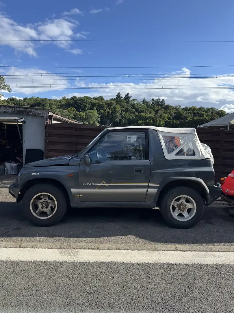 Suzuki Vitara JLX 1.6 essence 75cv 1991 4 places cabriolet Gri - 1