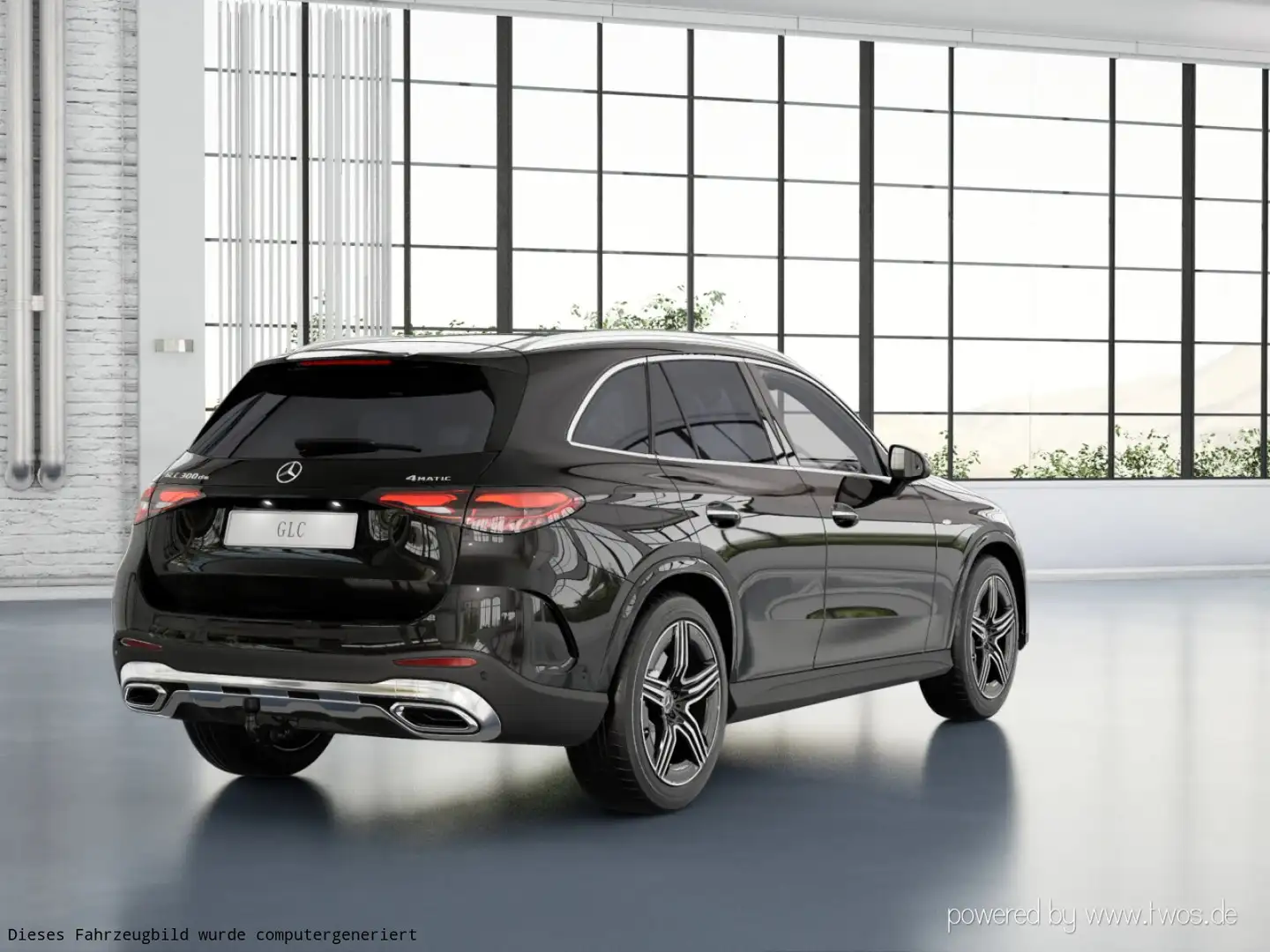 Mercedes-Benz GLC 300 GLC 300 de 4M AMG°ADV+°PANO°KEYLESS°360°MEMORY° Schwarz - 2