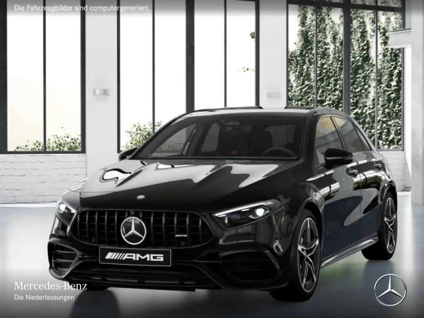 Mercedes-Benz A 45 AMG A 45 S 4M Kompakt DRIVERS+PANO+360°+MULTIBEAM+8G Schwarz - 2