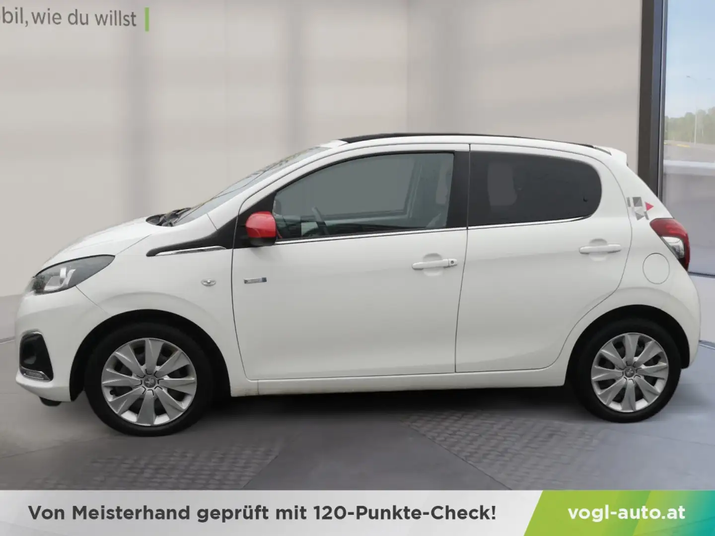 Peugeot 108 1,0 e-VTi Stop&Start Top! Envy 69 PS Benzin Weiß - 2