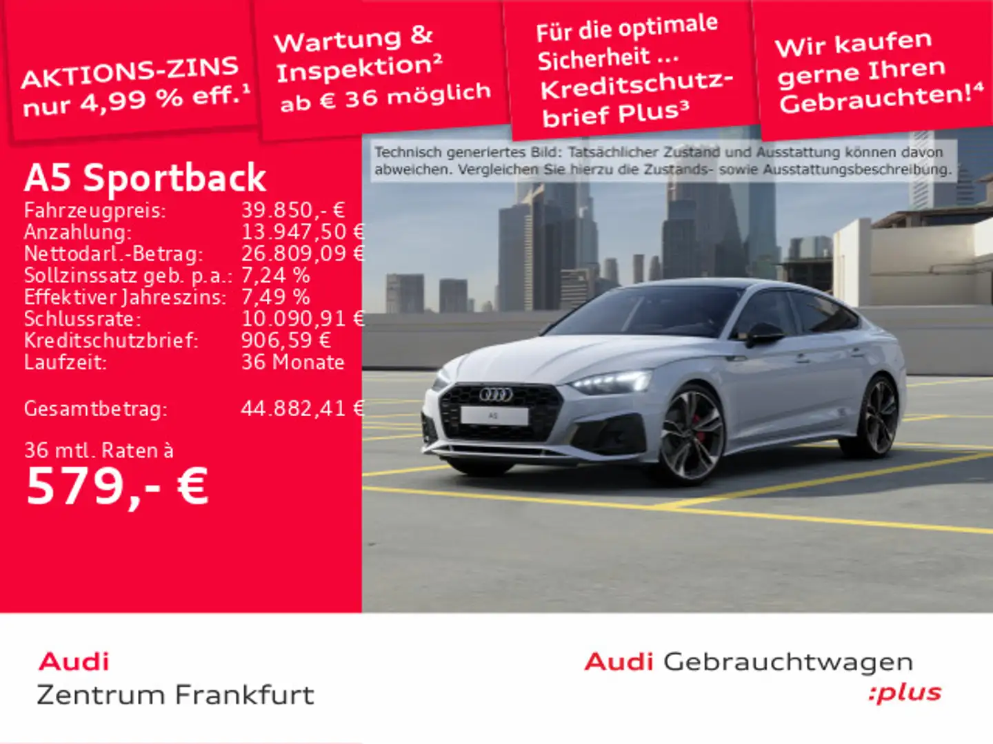 Audi A5 40 TDI S tronic S line MatrixLED DA Weiß - 1