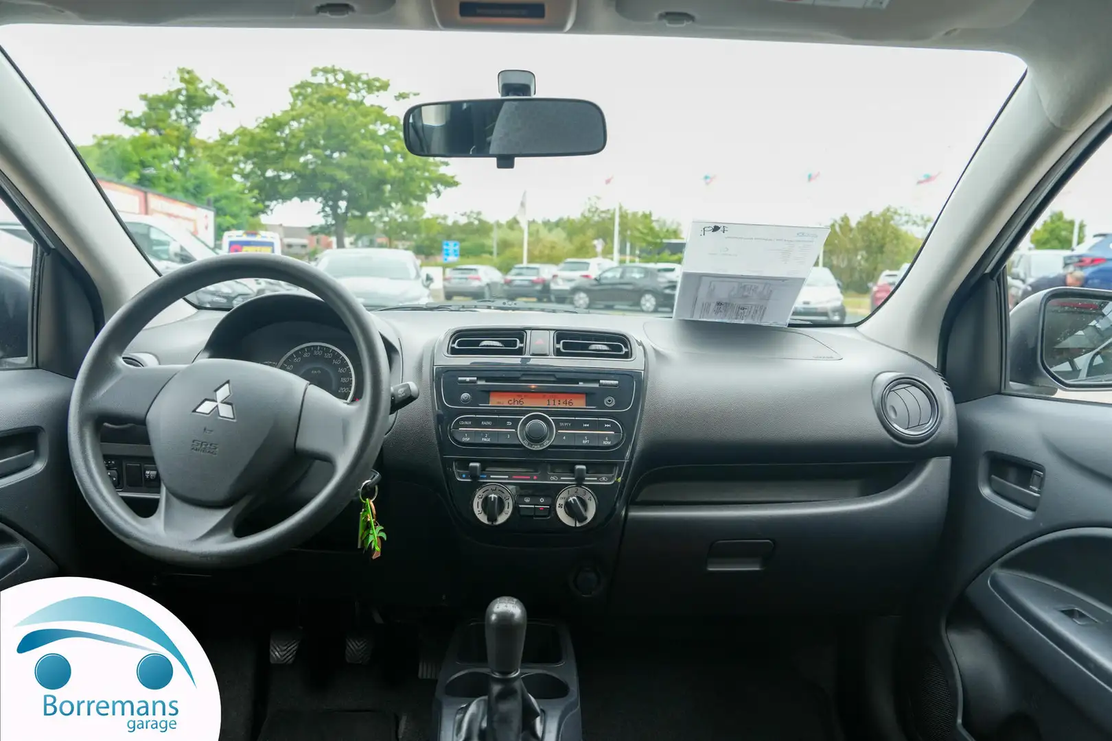 Mitsubishi Space Star 1.0l Benzine Airco/Bluetooth/.... Blanc - 2