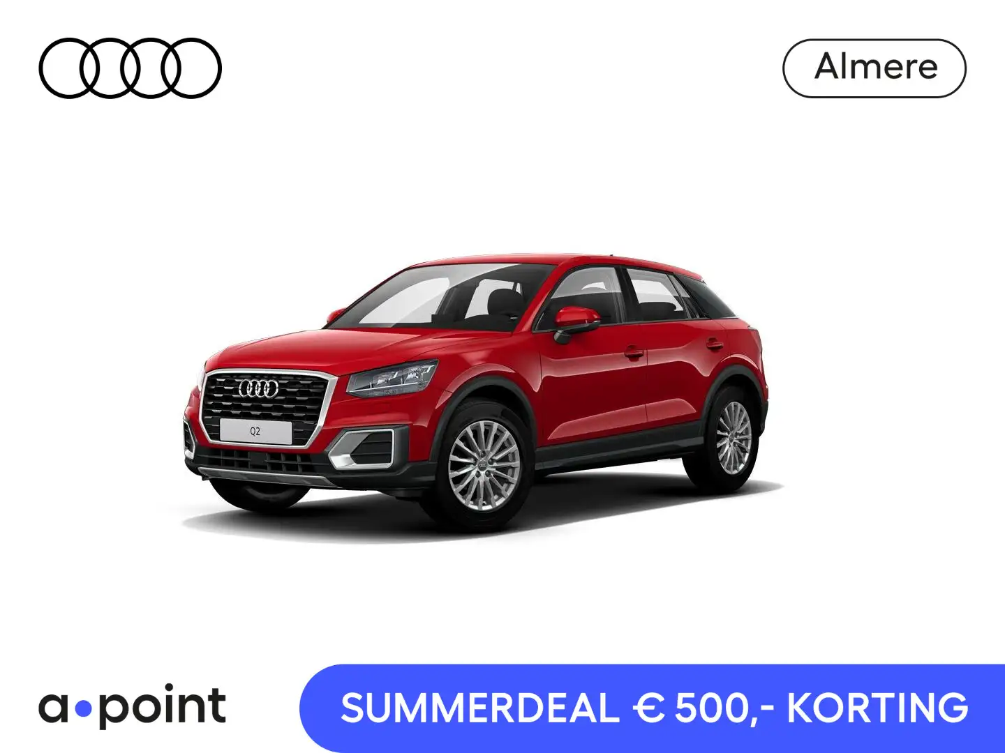 Audi Q2 1.4 TFSI CoD Design 150pk | Trekhaak | Navigatie | Rood - 1