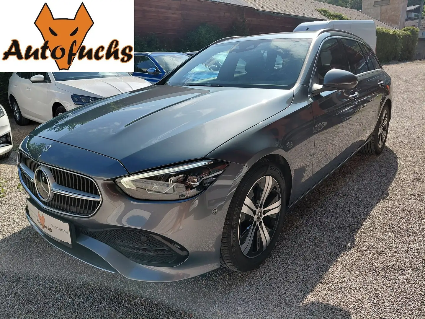 Mercedes-Benz C 220 d 4Matic Aut. * ACC, AHK, Leder, usw...* Grau - 1