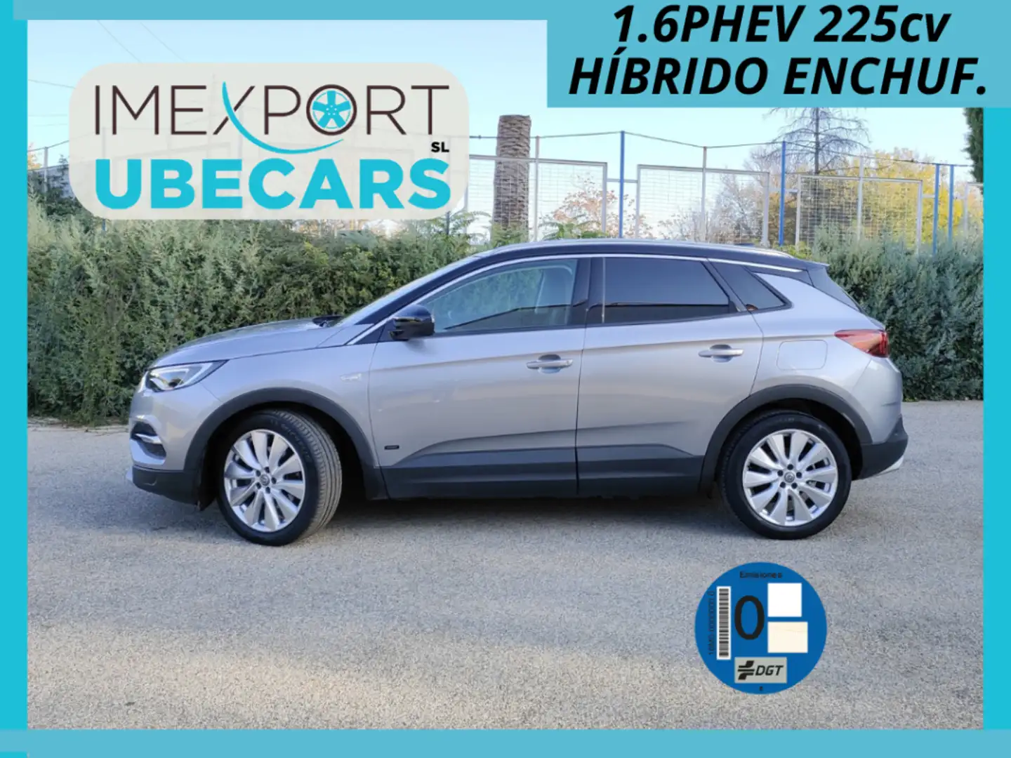 Opel Grandland X PHEV 1.6 Turbo Ultimate AT8 4x2 Gris - 1