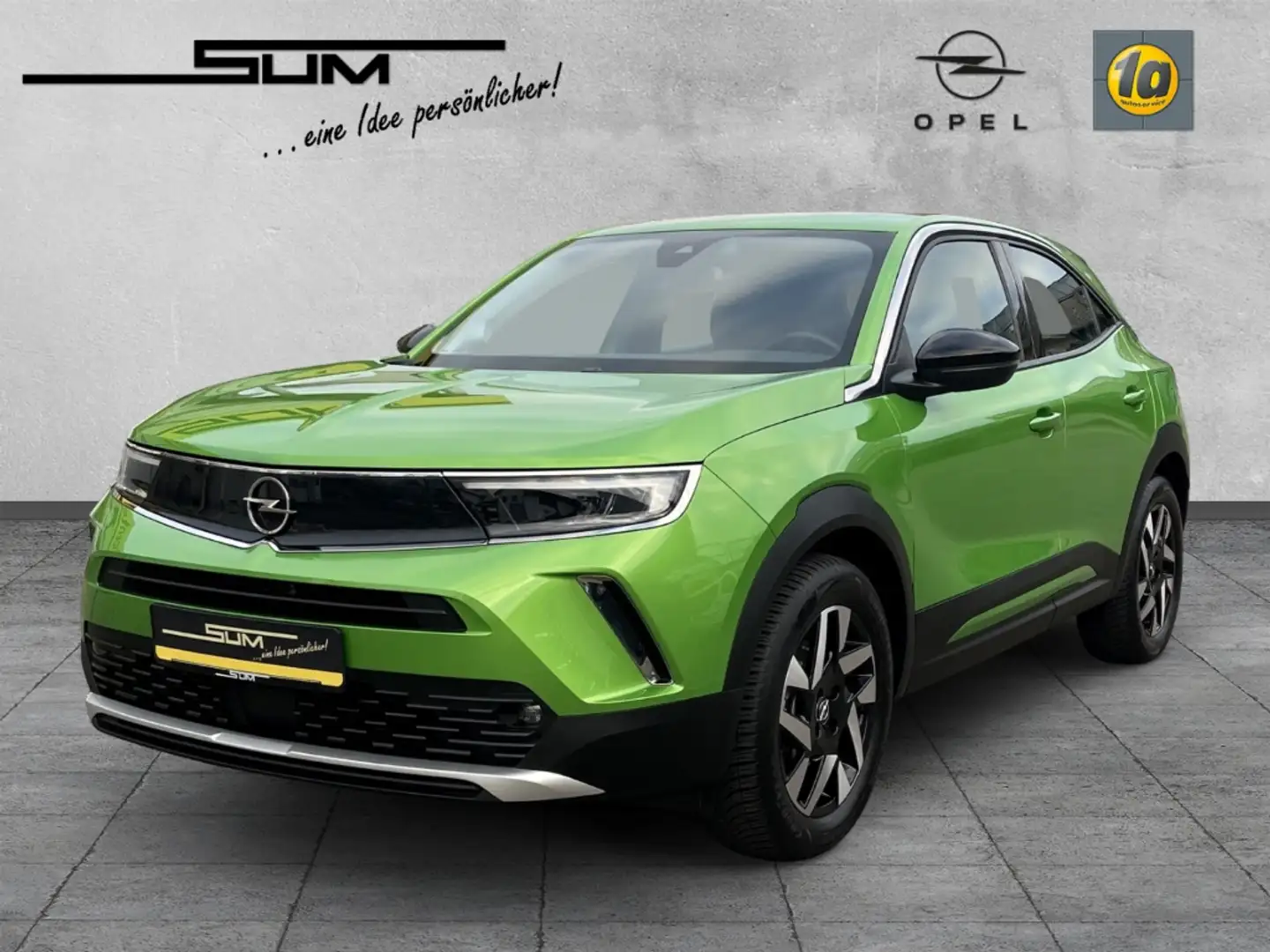 Opel Mokka e Elegance ELEKTRO (100KW) Sitzheizung, AndroidAut Grün - 1