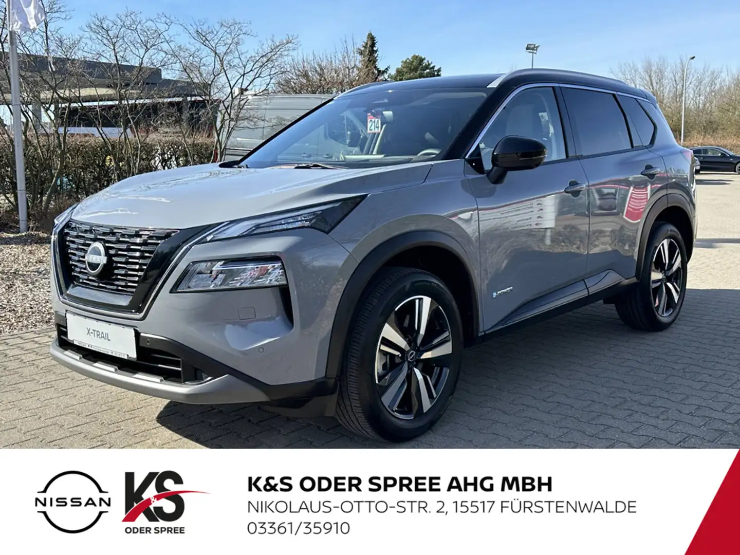 Nissan X-Trail 1.5 VC-T e-4ORCE 213 PS 4x4 N-Connecta 5 Sitze ProPilot HUD AF Grau - 1