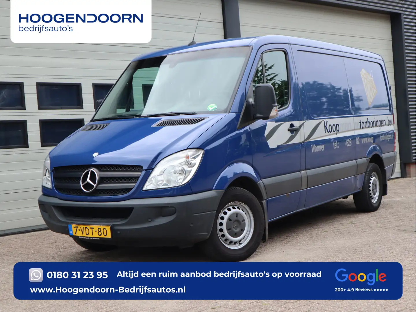 Mercedes-Benz Sprinter 319 3.0 CDI Automaat L2H1 - Trekhaak - Airco - Cru Azul - 1