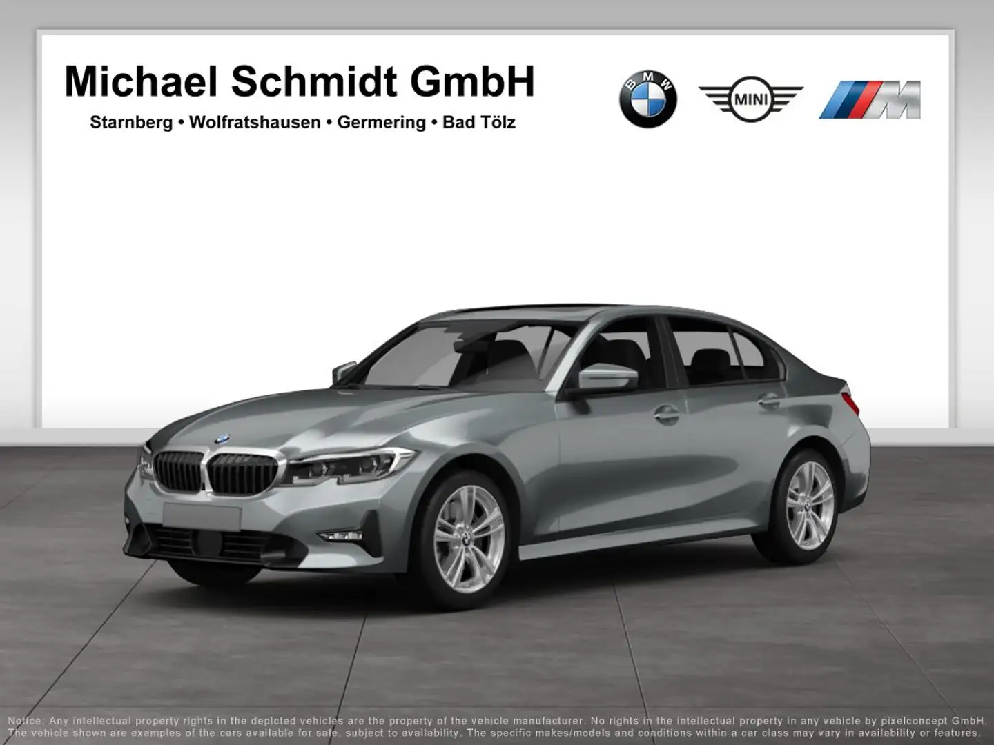 BMW 320 d xDrive Limousine 466€ netto/mtl*M Sportpaket*ACC Grau - 1