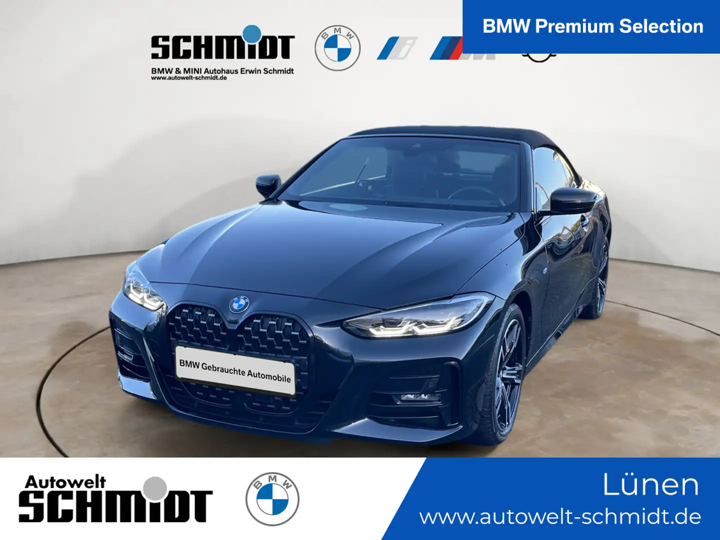 BMW 430 i xDrive Cabrio M Sport + GARANTIE-bis-03.28 Nero - 1