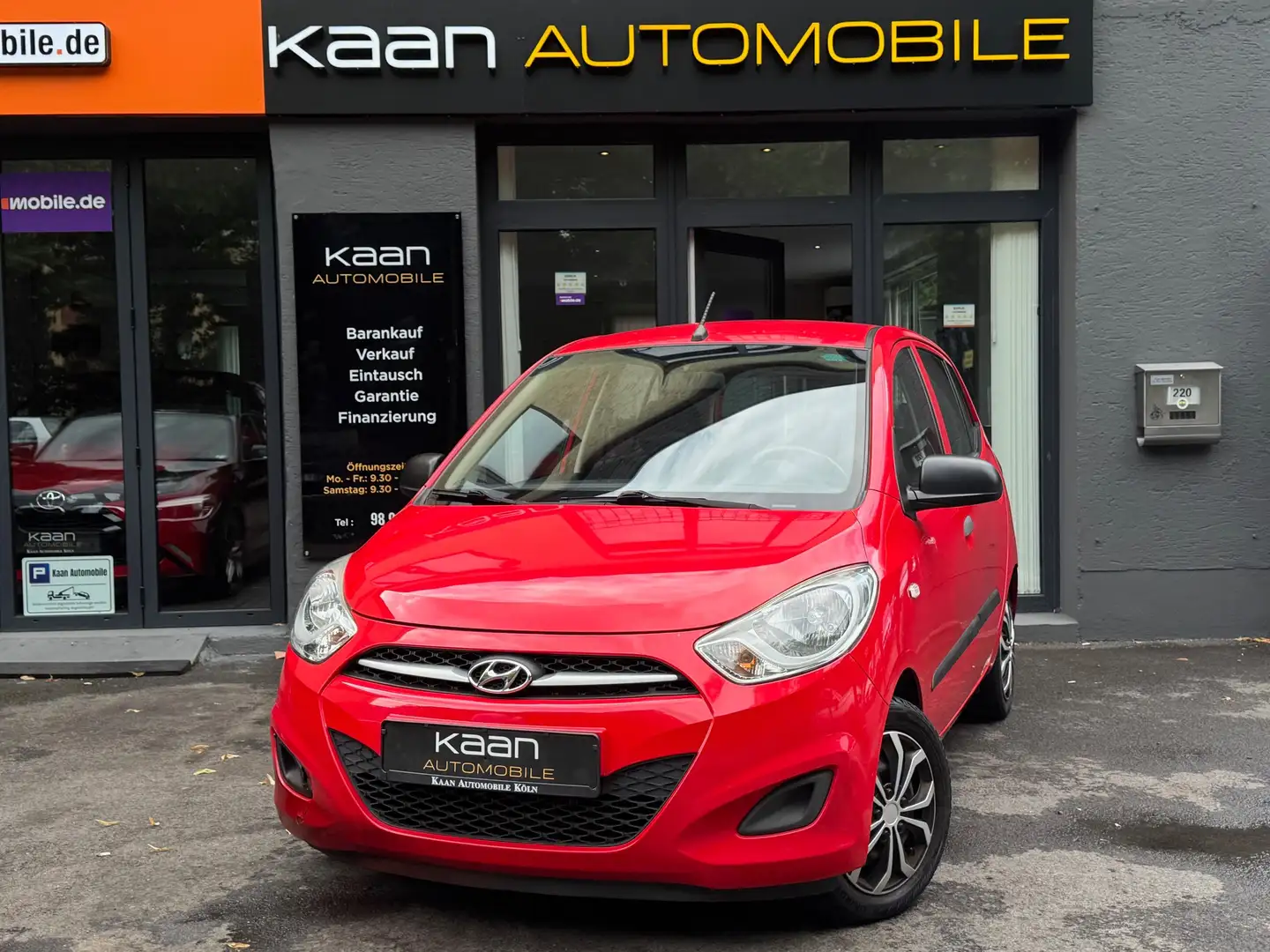 Hyundai i10 1.1 Classic/TÜV-NEU/SERVO/USB/CD/RADIO Rot - 1