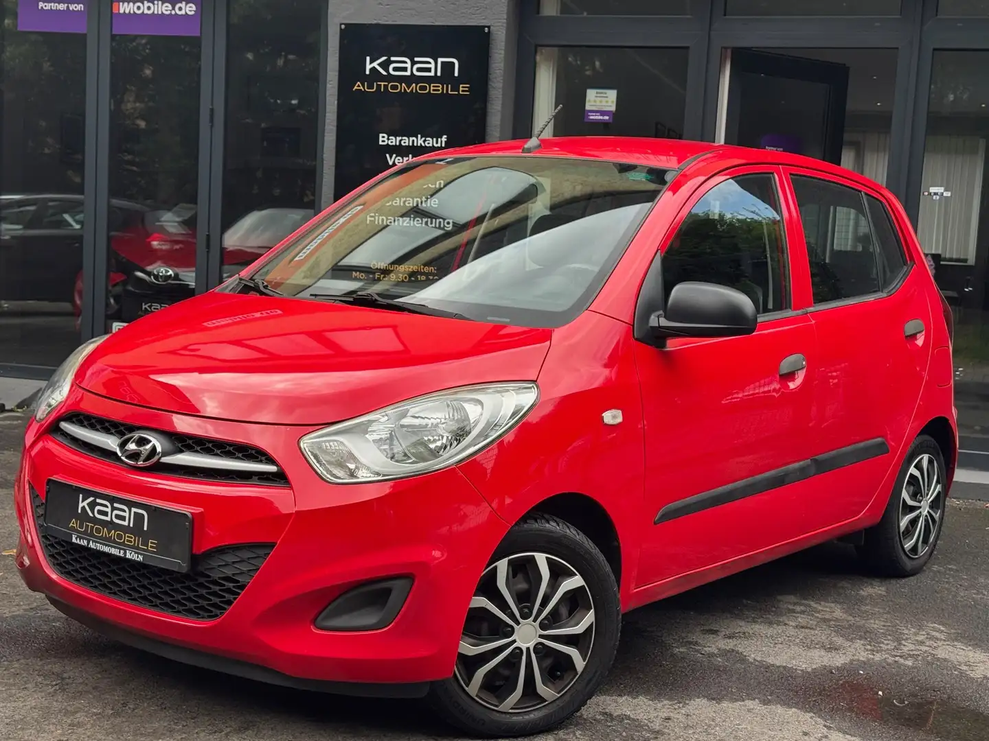 Hyundai i10 1.1 Classic/TÜV-NEU/SERVO/USB/CD/RADIO Rot - 2