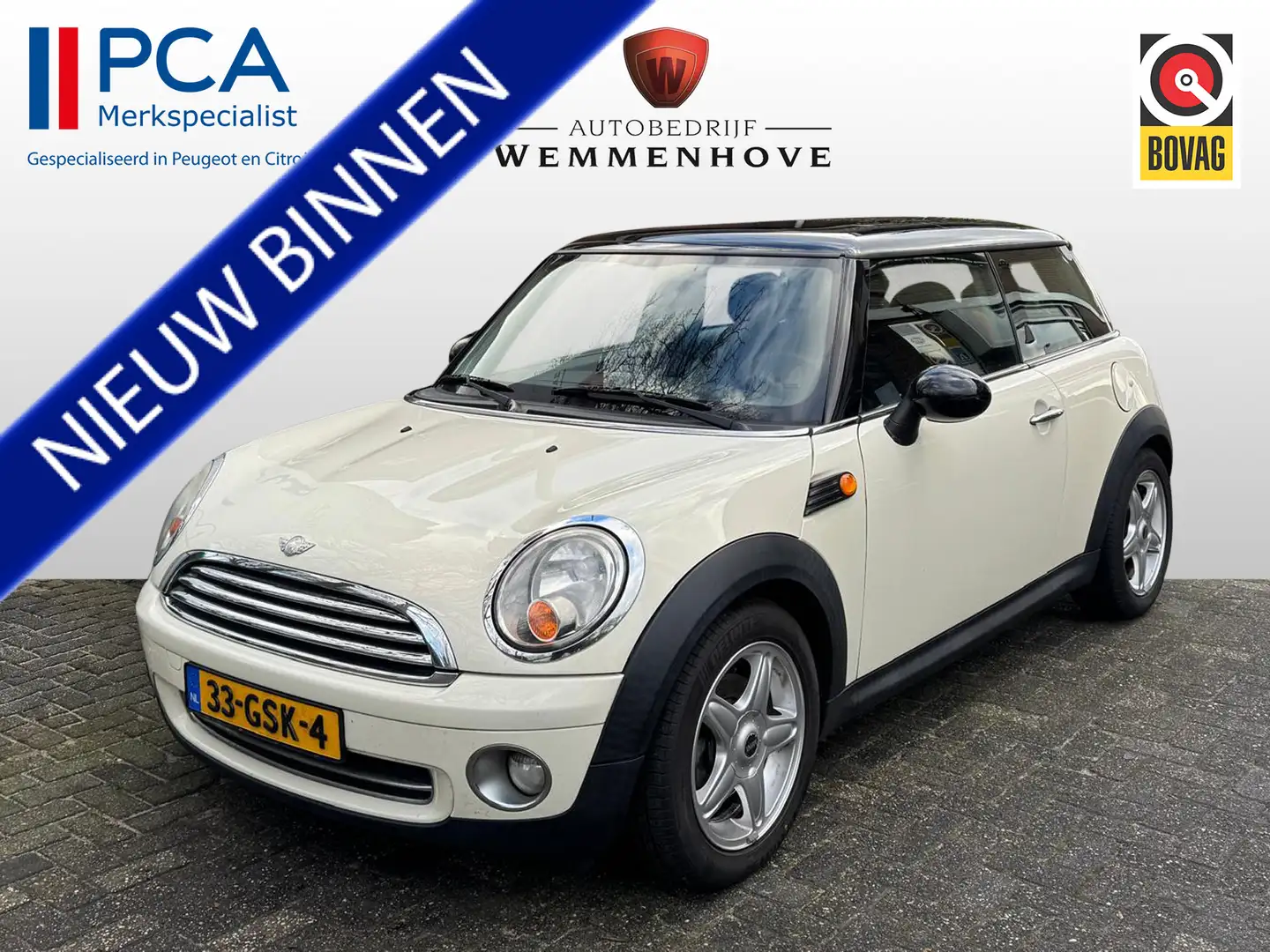 MINI Cooper Mini 1.6 Chili Airco/Lichtmetalen velgen Blanco - 1