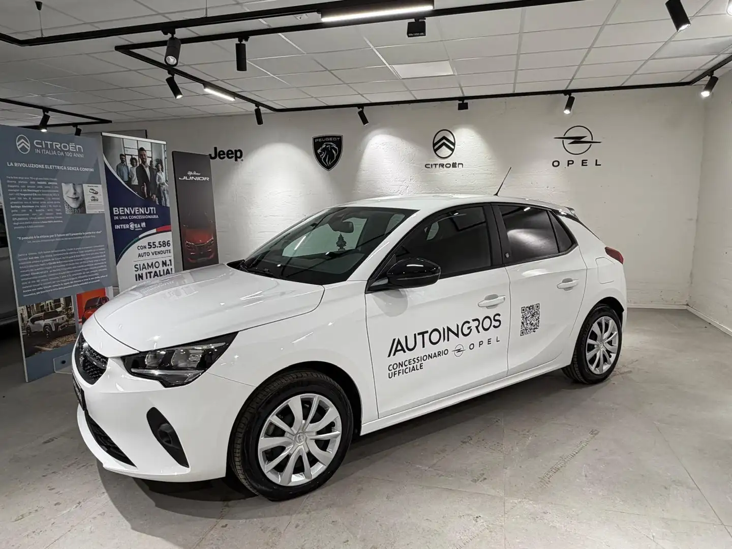 Opel Corsa-e 5 Porte Edition Bianco - 1