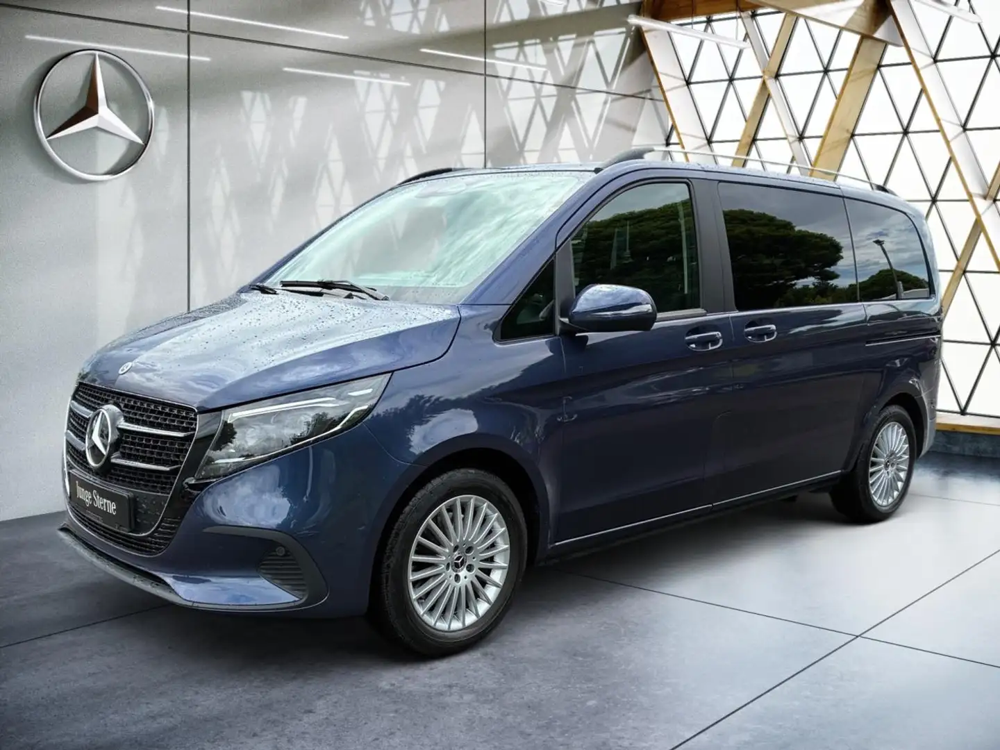 Mercedes-Benz V 220 d STYLE Kompakt AHK*Kam*LenkHz*Distro*Navi Azul - 2
