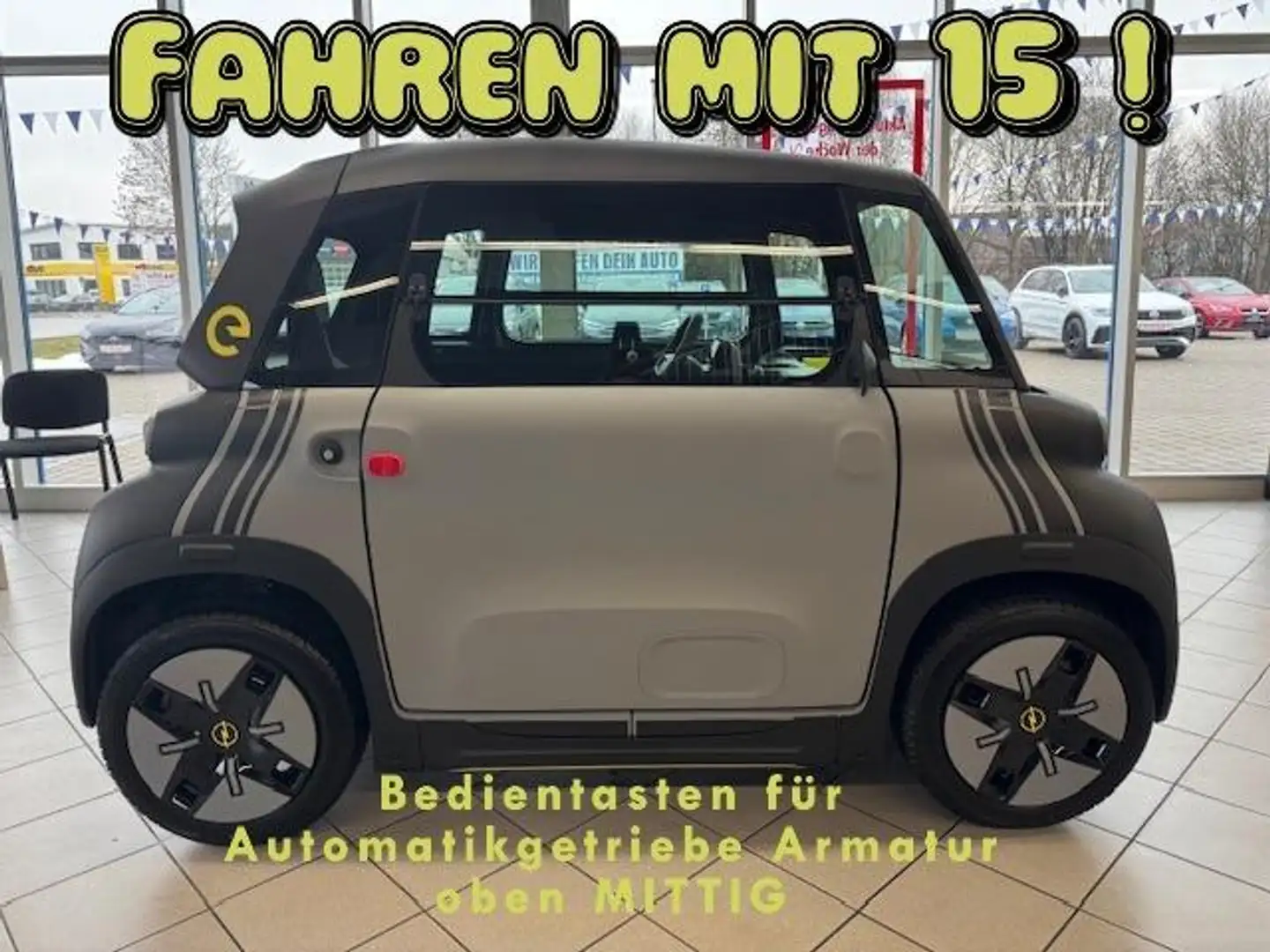 Opel Rocks-e TEKNO Elektro Automatik Pano*LED*Connect Grau - 1