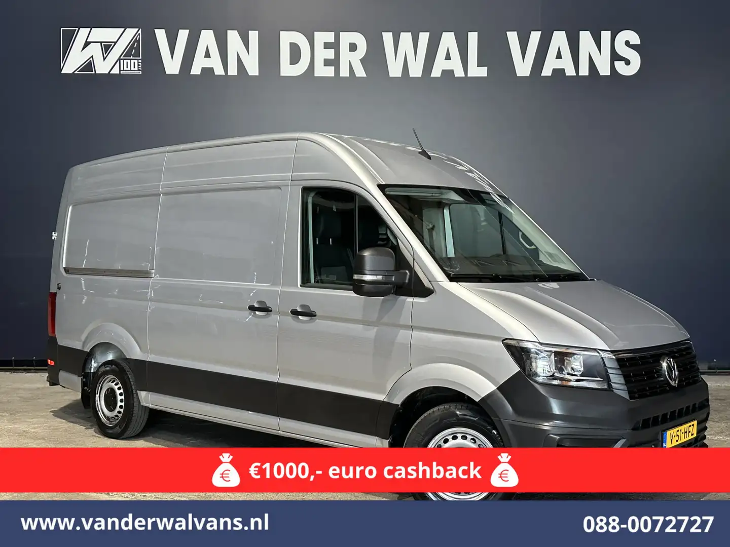 Volkswagen Crafter 2.0 TDI 141pk L3H3 L2H2 Euro6 Airco | Camera | App Argent - 1