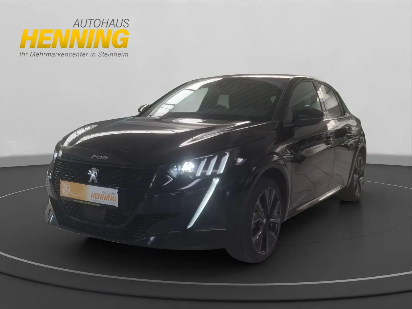 Peugeot e-208 208 e- GT+ + Kamera + Navi  +SHZ + Schwarz - 1