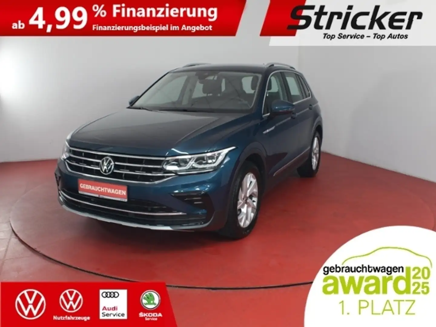 Volkswagen Tiguan 1.5 TSI DSG 308,-ohne Anzahlung App-Connect Blau - 1