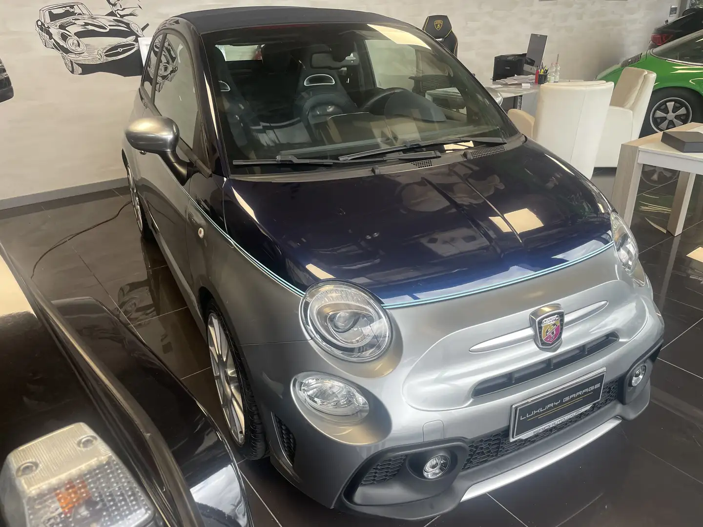 Abarth 595C 595C 2016 1.4 t-jet Competizione 180cv auto RIVALE Bleu - 2