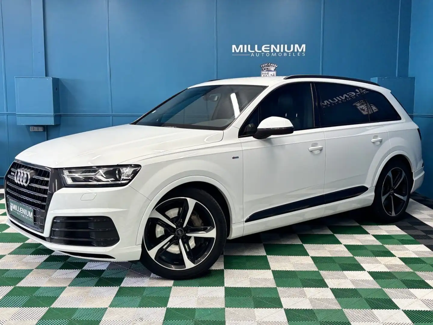 Audi Q7 3.0 V6 TDI 218CH ULTRA CLEAN S LINE QUATTRO TIPTRONIC Weiß - 1