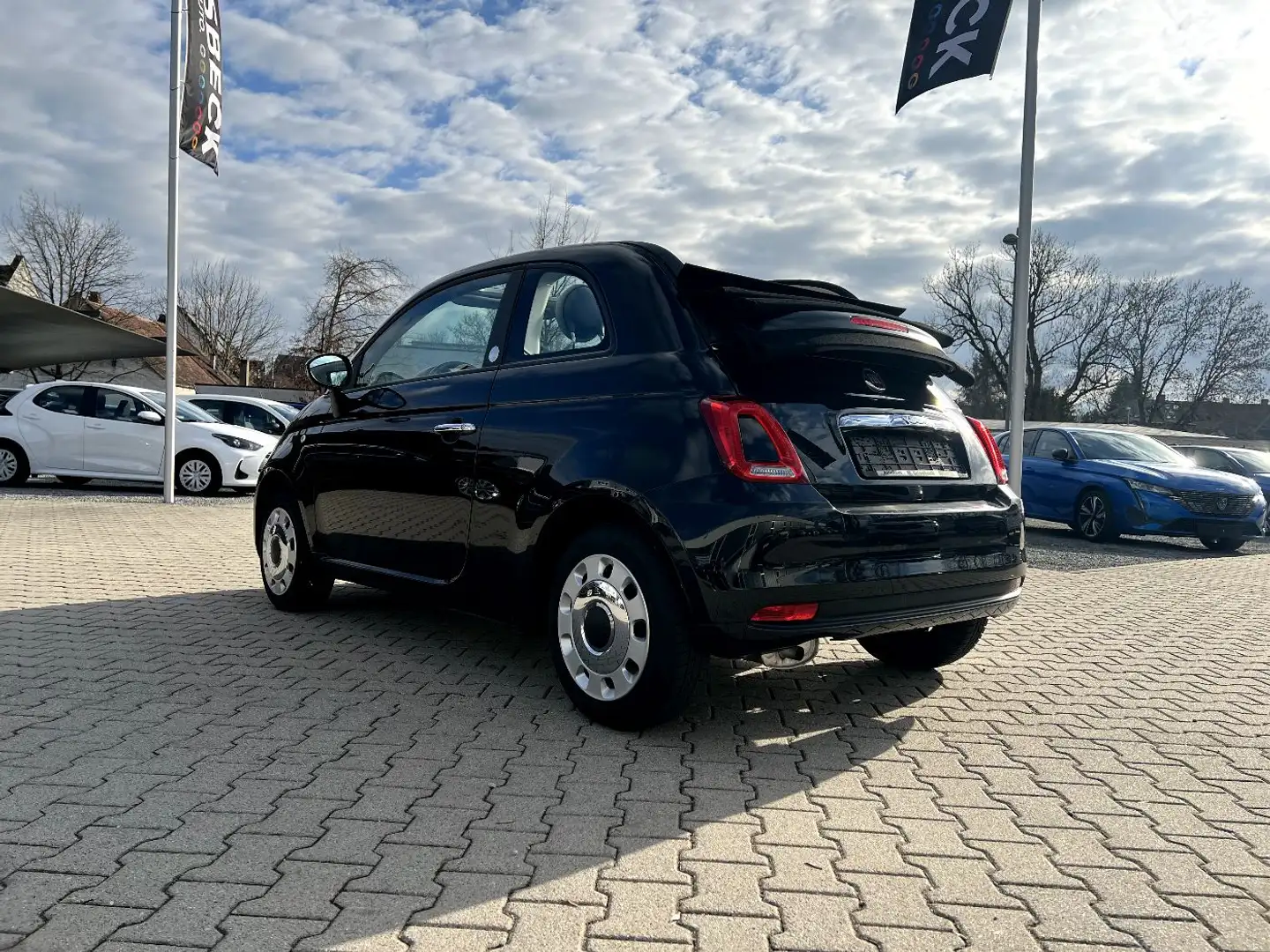 Fiat 500C Cabrio 1.2 8V Sondermodell Mirror Klima PDC Negro - 2