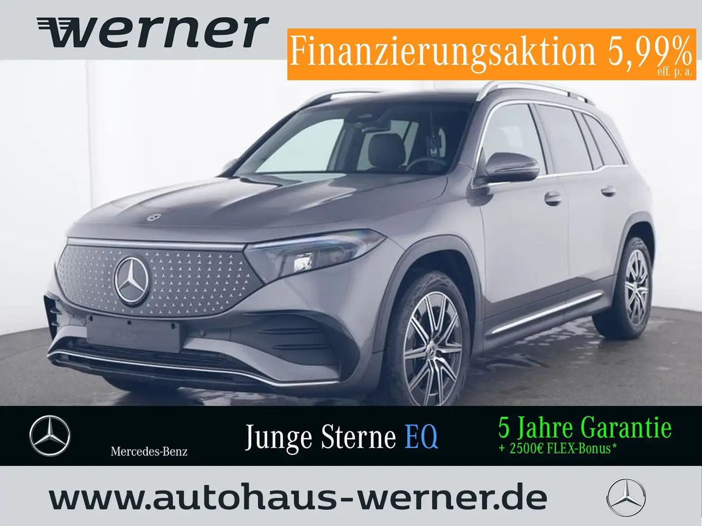 Mercedes-Benz EQB 250 AMG-ADV PANO FAP HuD WINTER WDGS KAMERA Grau - 1