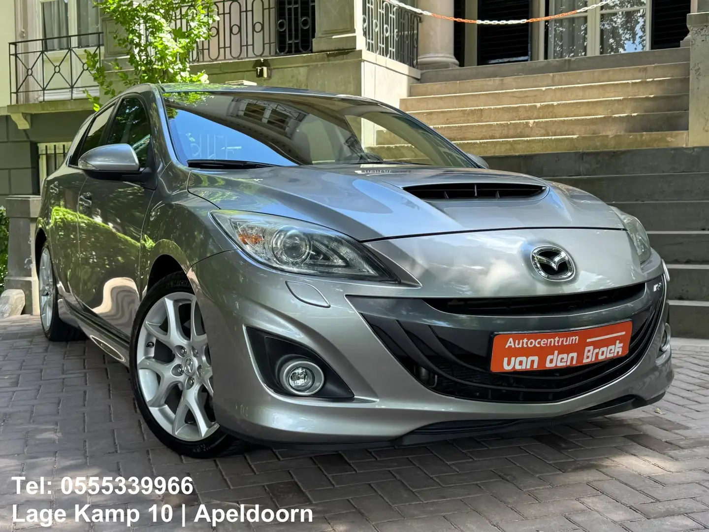 Mazda 3 2.3 DiSi Turbo MPS 260Pk Xenon Navi Nieuwstaat 1E- Grijs - 2