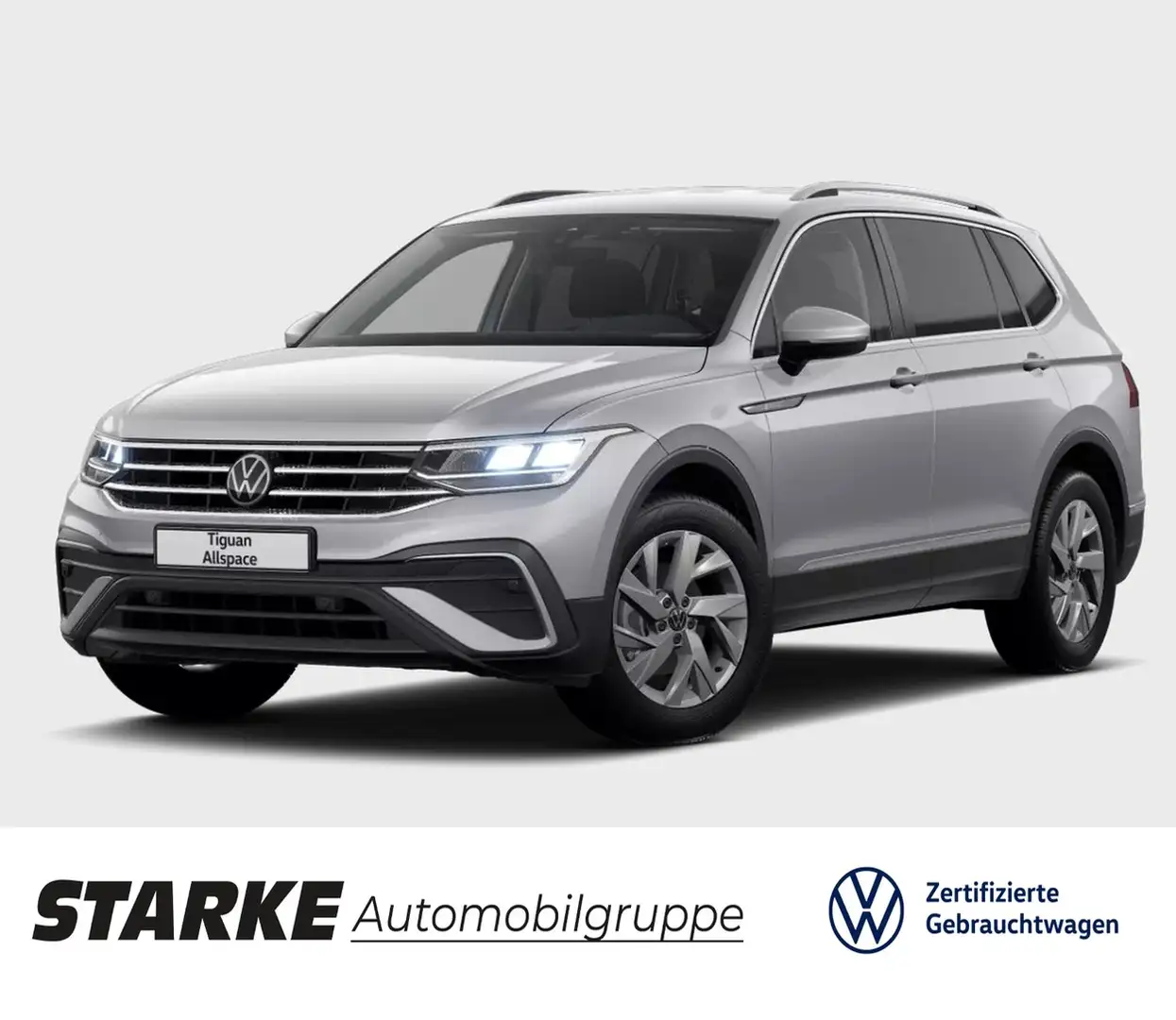Volkswagen Tiguan Allspace 2.0 TDI DSG Life 7 Sitze Silber - 1