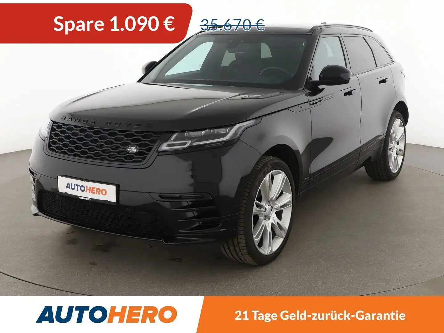 Land Rover Range Rover Velar 3.0 V6 Diesel R-Dynamic SE Aut.*NAVI*HEAD-UP*ACC* Schwarz - 1