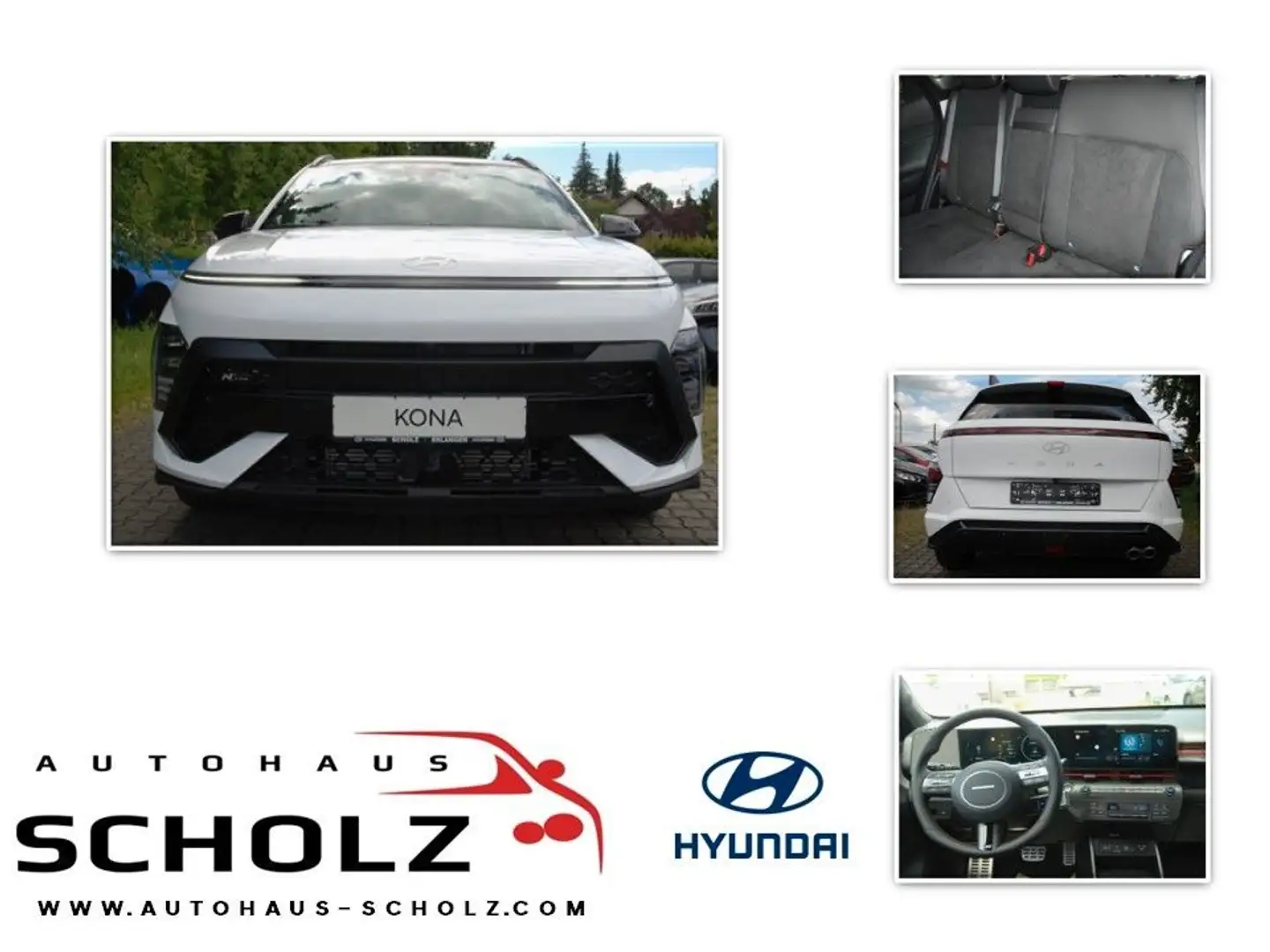 Hyundai KONA 1.0 T-GDI N Line DCT Ultimate-Paket SD Blanc - 1