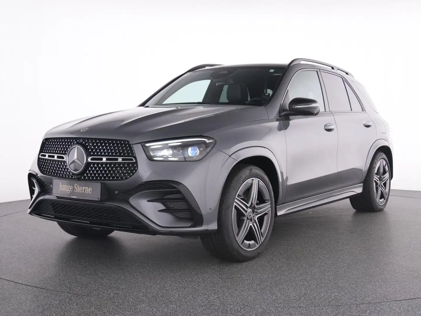 Mercedes-Benz GLE 350 de 4M AMG+Pano+MBeam+Air+AHK+Totw+Sitzkl Gris - 2
