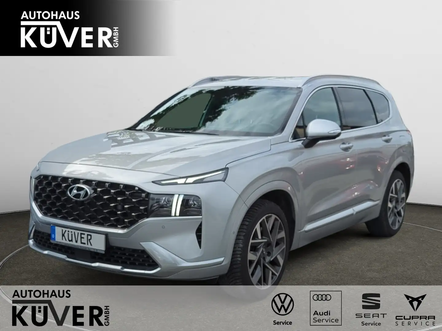 Hyundai SANTA FE 2,2 CRDi Signature Allrad+Navi+AHK Szary - 1