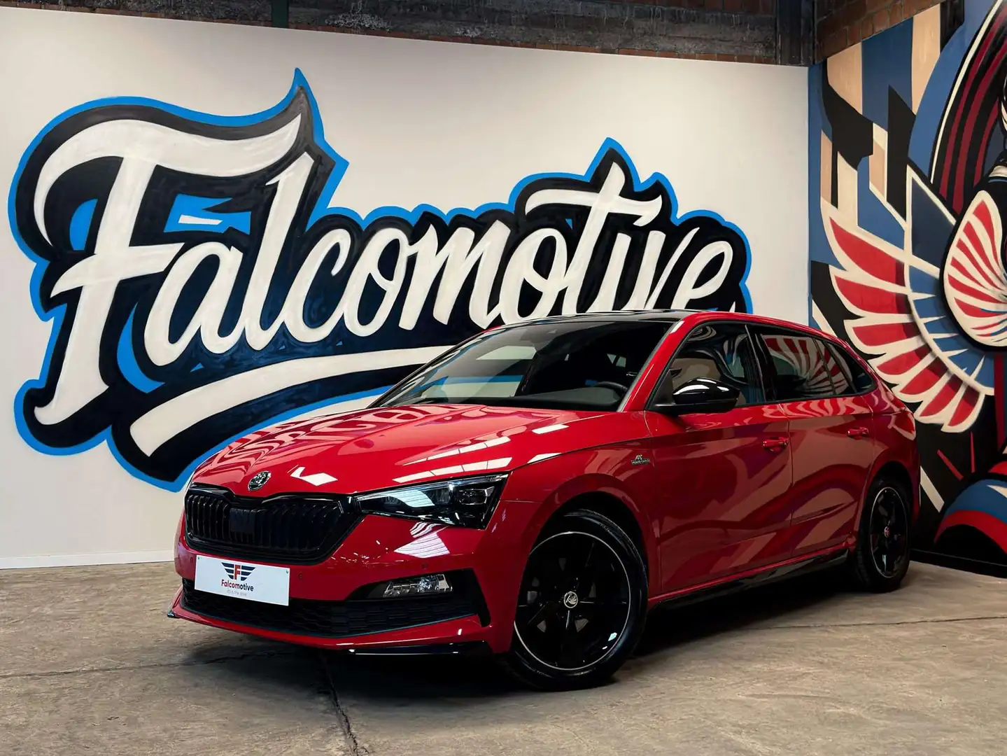 Skoda Scala 1.0 TSI Monte Carlo *19.046 KM*PANO*LED* Rouge - 1