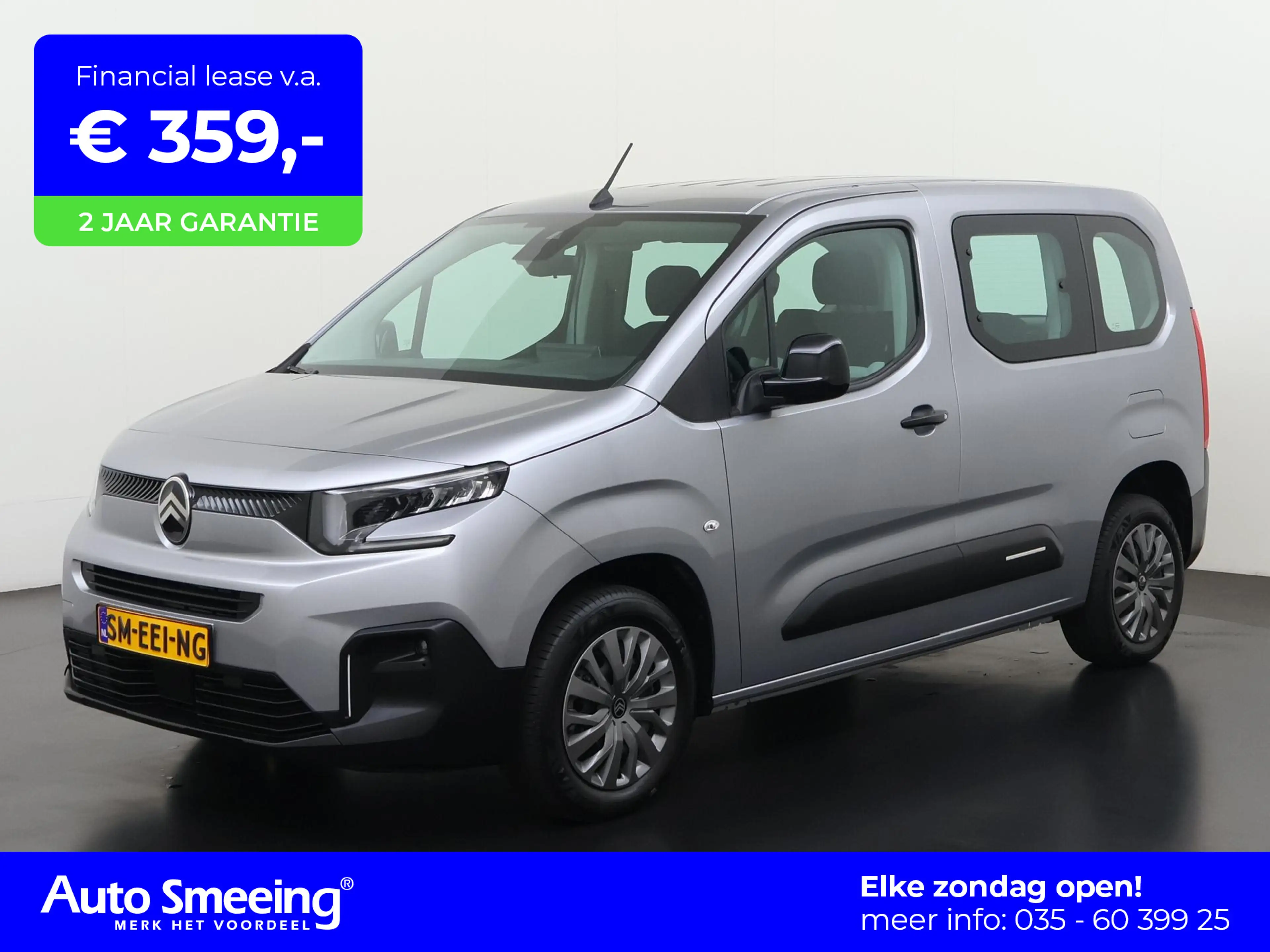 Citroen Berlingo ë-Berlingo Feel 50 kWh | 3 Fase | Carplay | 5 pers