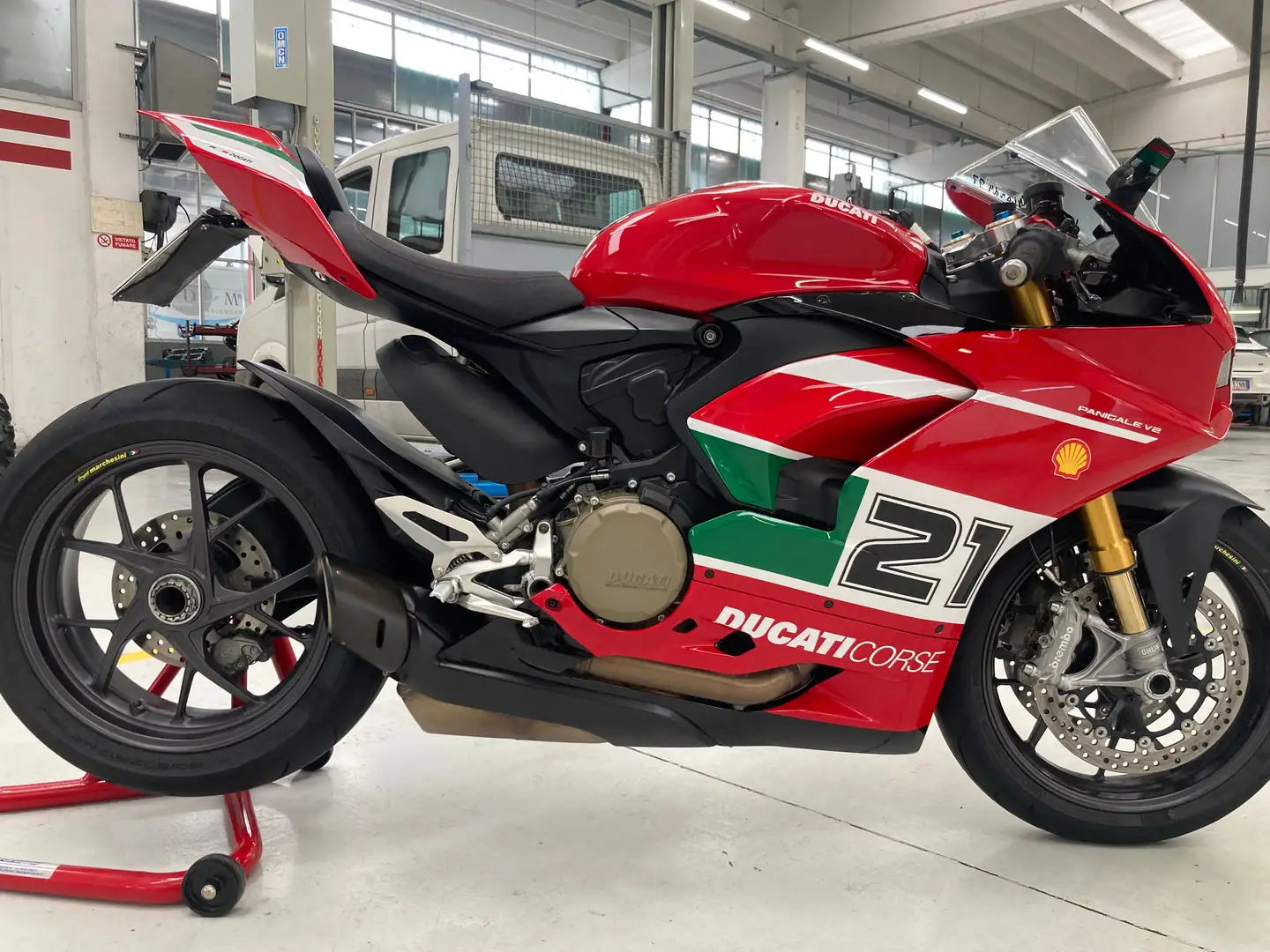 Ducati Panigale V2 Bayliss Anniversary NUMERAZIONE 1314 Rosso - 1