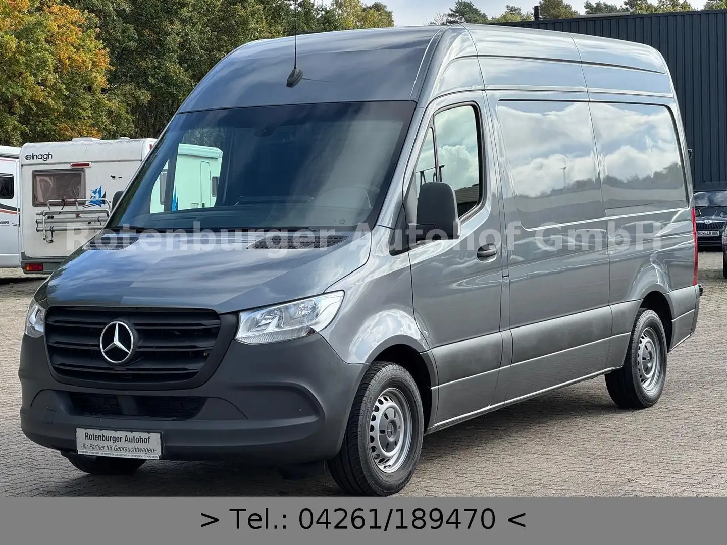 Mercedes-Benz Sprinter 314 CDI*KASTEN*L2H2*3-SITZE*TÜV 02/2027 Gris - 1