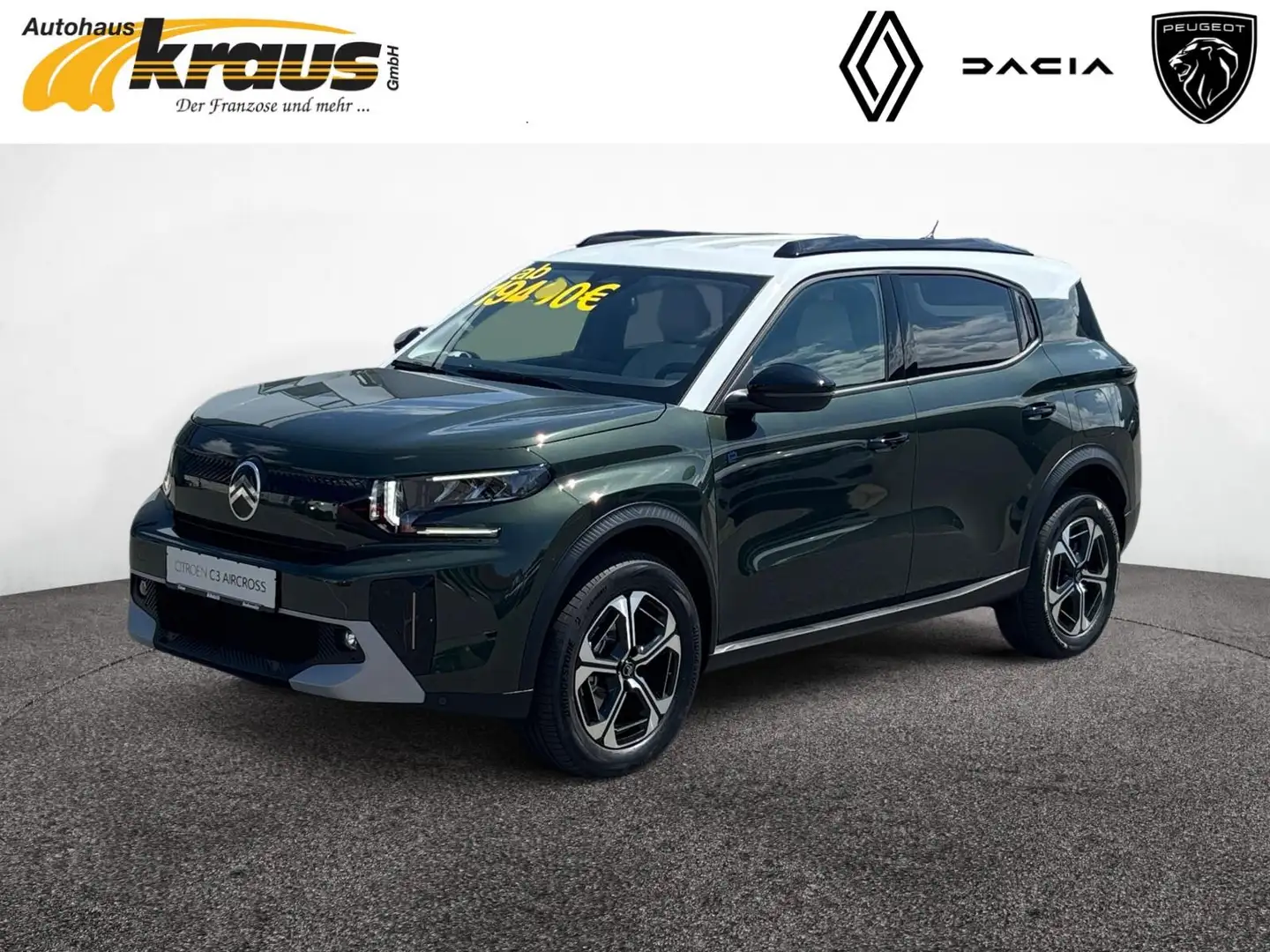 Citroen C3 Aircross ë-C3 Aircross Elektromotor 113 MAX Grün - 1