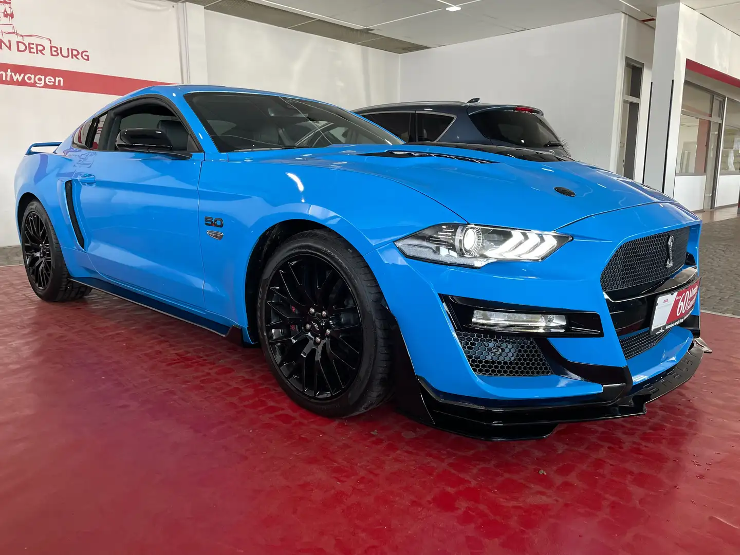 Ford Mustang LED+Kamera+Shelby Синий - 1