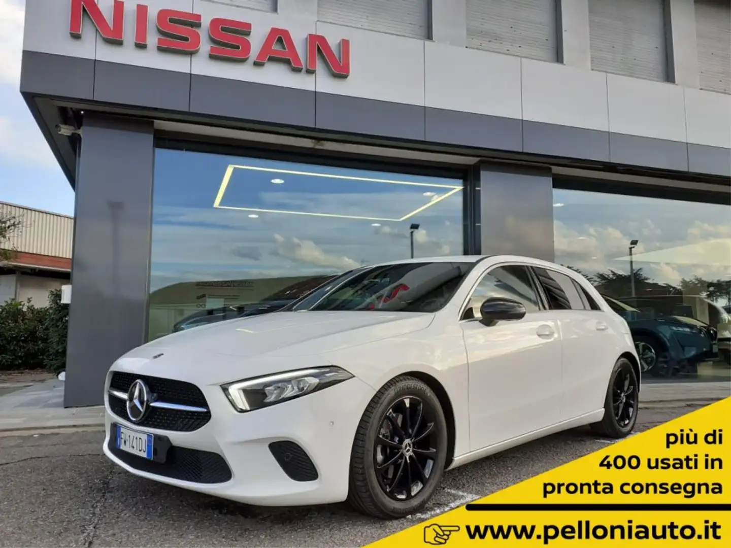 Mercedes-Benz A 180 A 180 136 CV NIGHT EDITION KM 43.170 CERTIF , GAR Bianco - 1