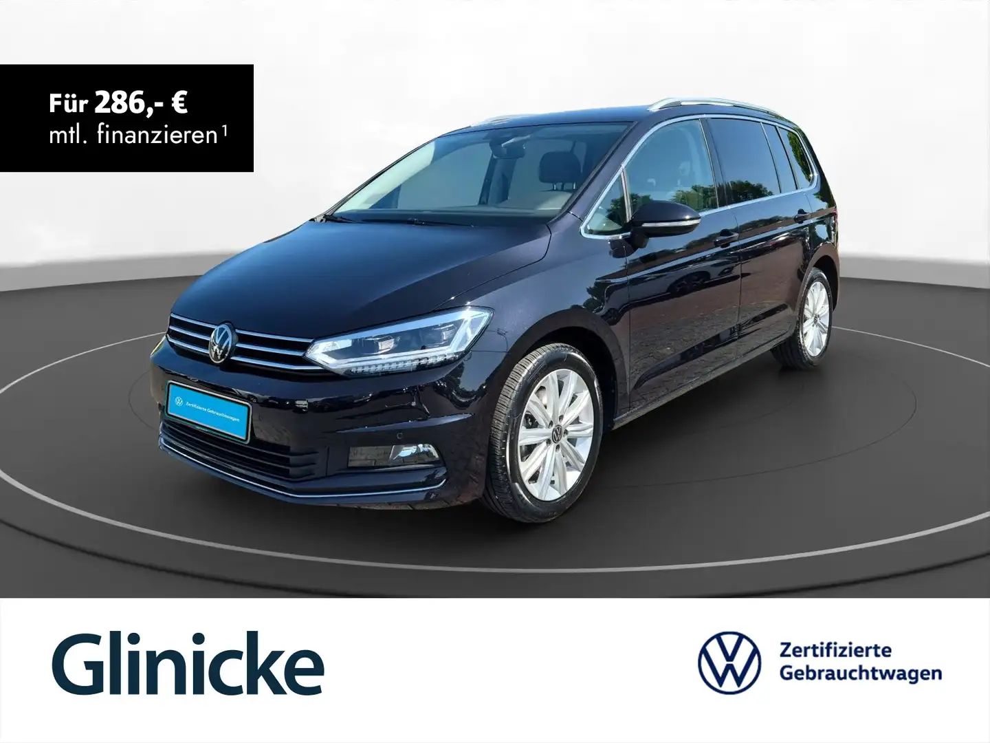 Volkswagen Touran 2.0 TDI DSG Navi AHK PDC SiHz Schwarz - 1