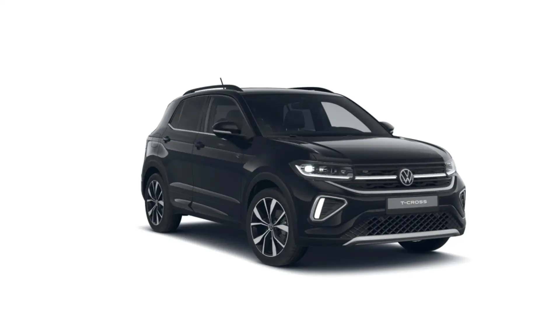 Volkswagen T-Cross 1.5 TSI R-Line 110kW Aut. Schwarz - 2