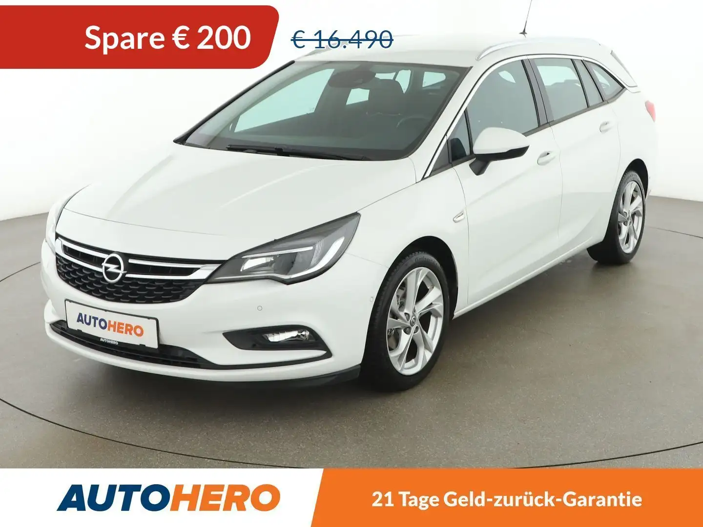 Opel Astra 1.4 SIDI Turbo Innovation Start/Stop Aut. *TEMPO* Weiß - 1